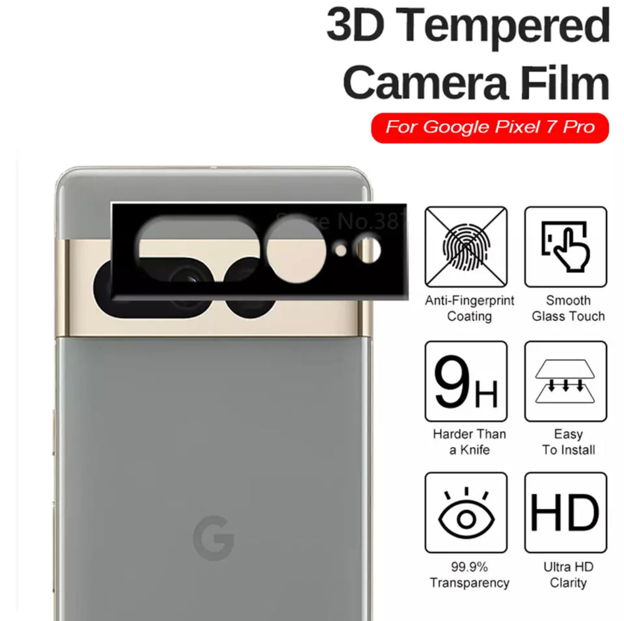 Yamizoo Branded Premium 9H Clear Camera Lens Protector - 1pc pour Apple iPhone 11 Series Yamizoo Branded Premium 9H Clear Camera Lens Protector - 1pc pour Apple iPhone 11 Series